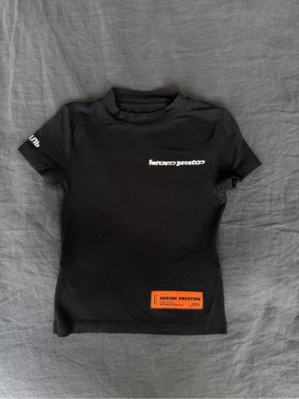 Heron Preston Black Tee